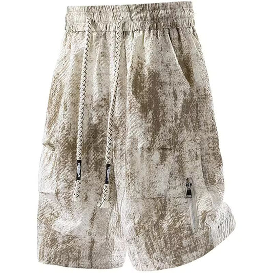 Men's shorts 6XL, 7XL, 8XL, summer new men's shorts, sport solid color casual pants, five-point fitness sport pant Work shorts