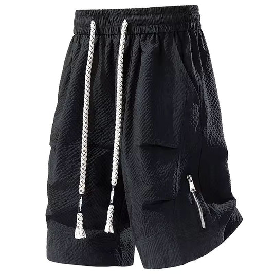 Men's shorts 6XL, 7XL, 8XL, summer new men's shorts, sport solid color casual pants, five-point fitness sport pant Work shorts